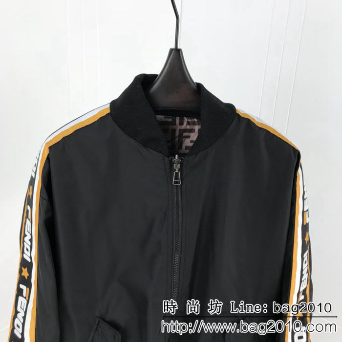 Fendi19ss 斐樂聯名 雙面穿 男款夾克外套 全部原版訂做五金 ydi2361